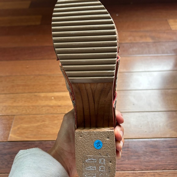 BedStü Gray Wedges Women’s leather - Picture 4 of 6